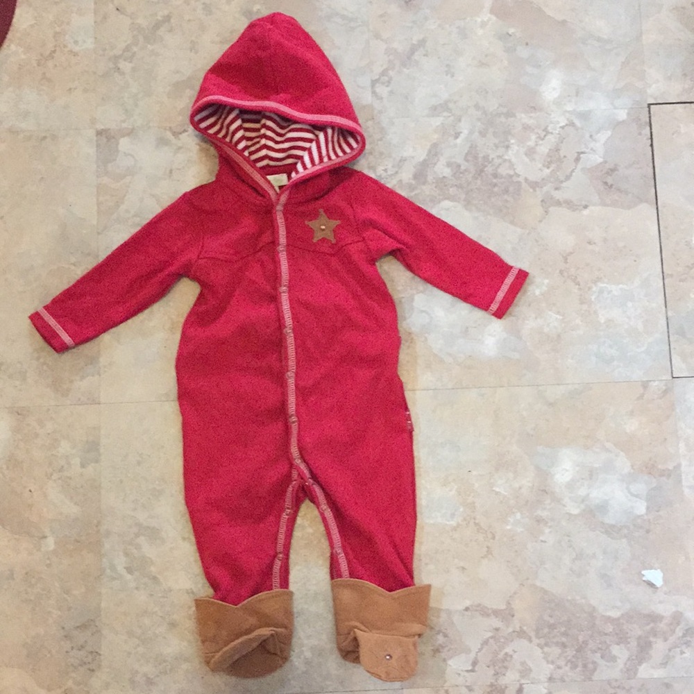 Adorable cowboy one piece 6m